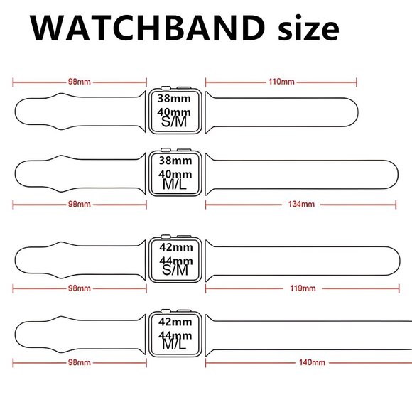 NEW[BAND] Purple Sport Silicone For Apple Watch - Picture 2 of 3